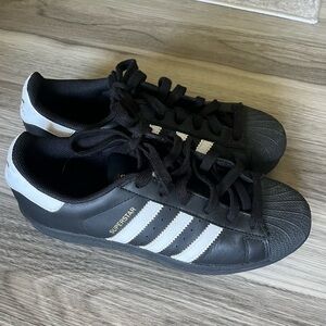 Adidas superstar black/white